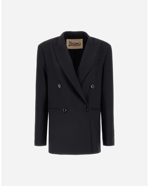 Herno Blue Oversized Blazer