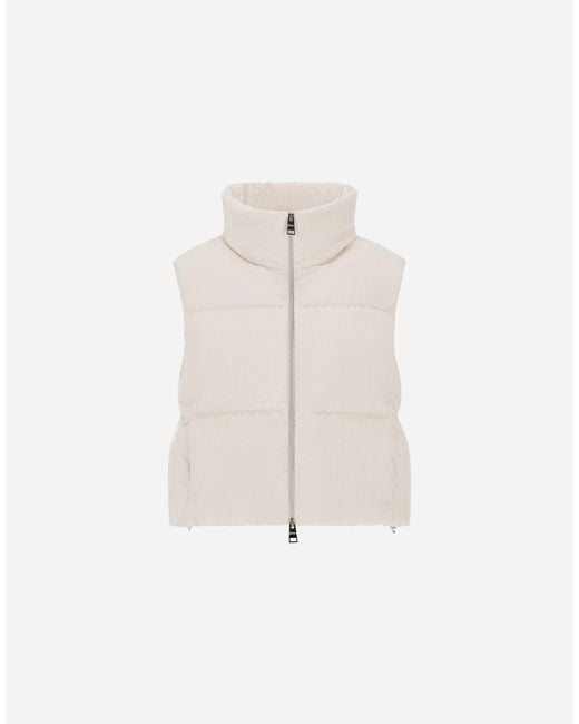 Herno White Resort Bright Corduroy Vest