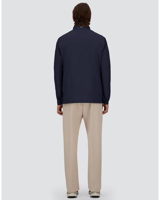 Herno Blue Ultralight Crease Field Jacket for men