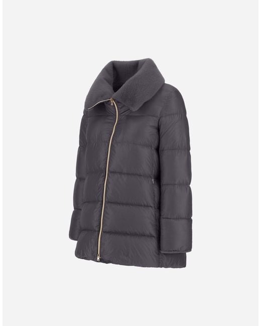Herno Gray A-Shape Jacket