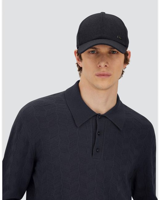 Herno Blue Resort Baseball Cap for men
