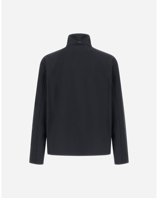 Herno Blue Bomber Jacket for men