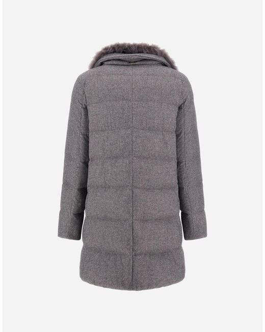 Herno Gray A-Shape Jacket