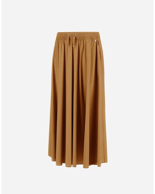 Herno Natural Light Nylon Stretch Skirt