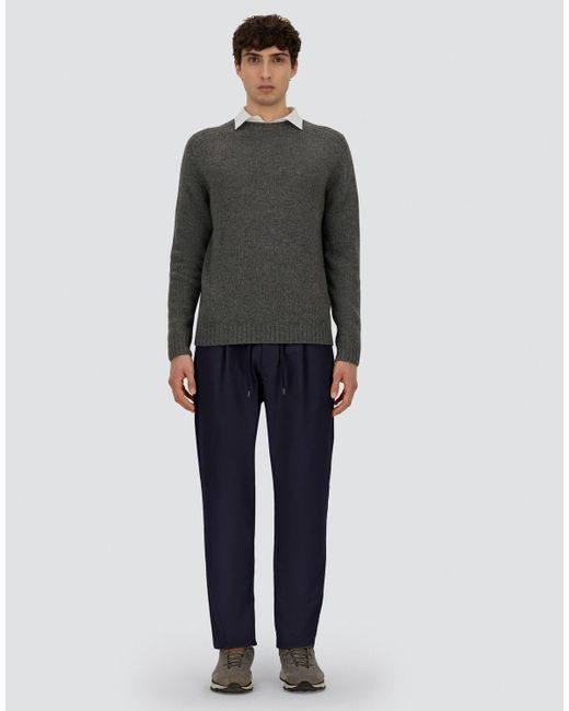 Herno Gray Jersey De 100 % Wool for men