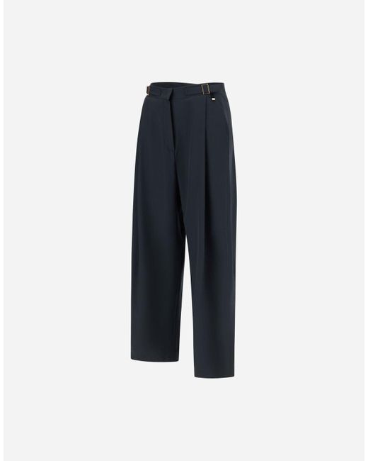 PANTALONI DA DONNA IN STRUCTURES NYLON di Herno in Blue