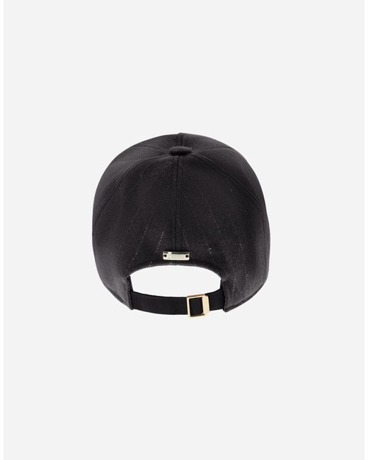 Herno Black Baseball Cap