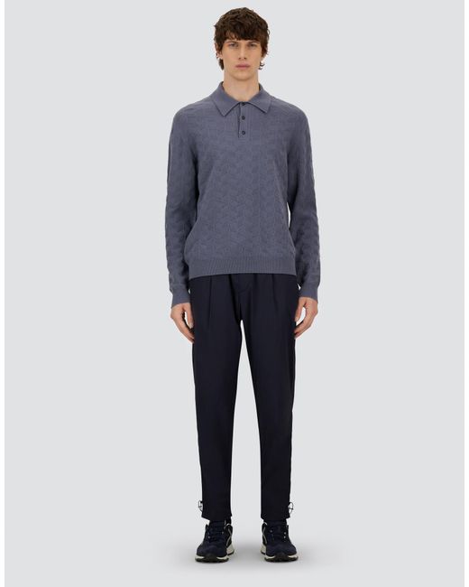 Herno Blue Resort Polo Shirt for men