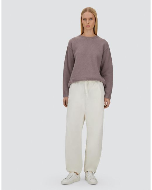 Herno White Resort Trousers