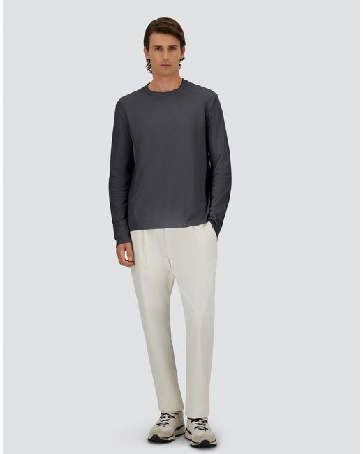 Herno Blue Jersey Knit Effect T-Shirt for men