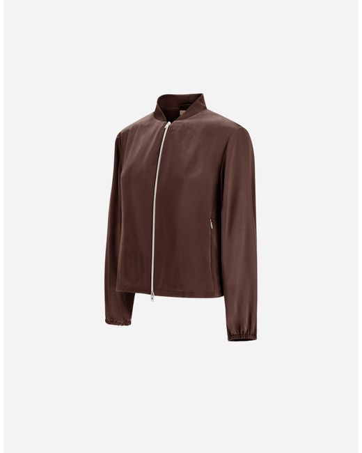 Herno Brown Resort Bomber Jacket