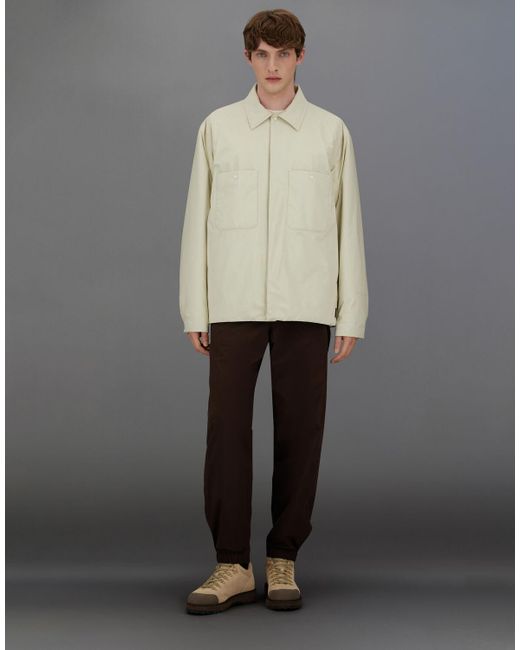 Herno Natural Laminar Shacket
