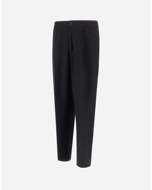 Herno Blue Trousers for men