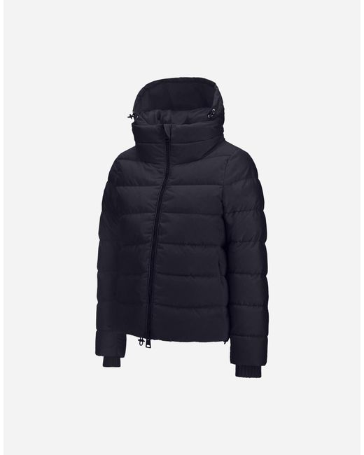 Herno Blue High-Neck Jacket