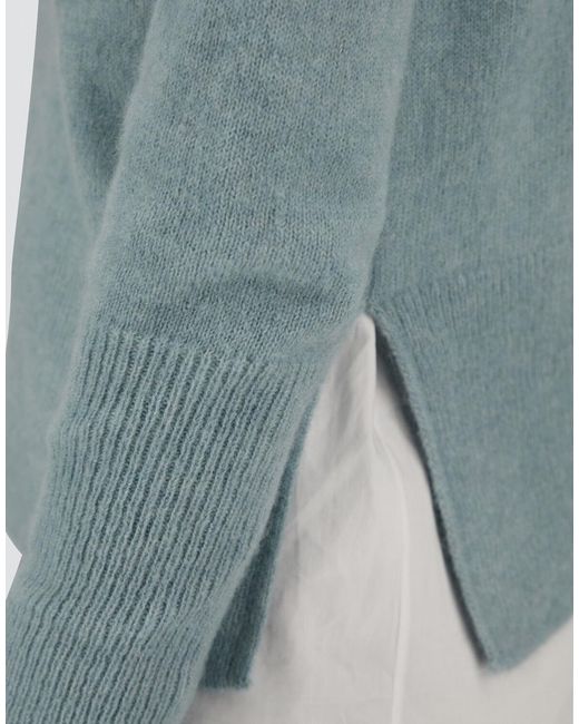 Herno Blue Alpaca Wool G.7 Jumper