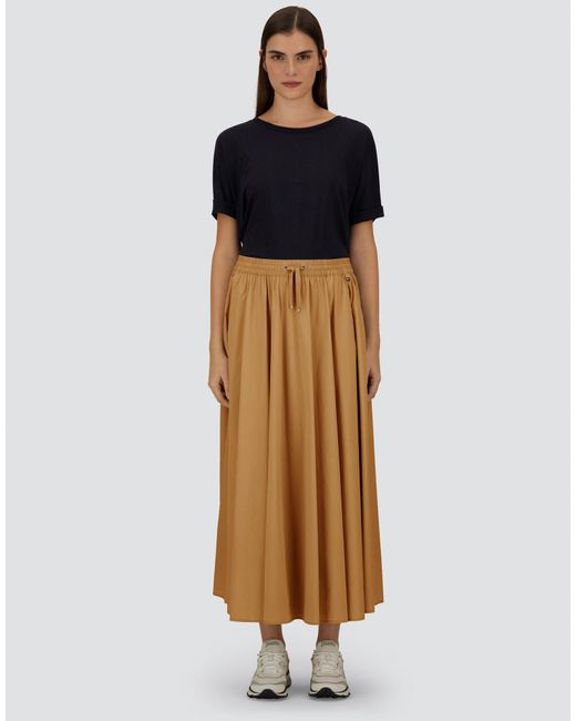 Herno Natural Light Nylon Stretch Skirt