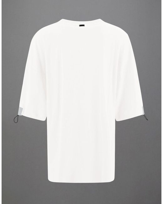 Herno Black Laminar T-shirt In Dynamic Interlock