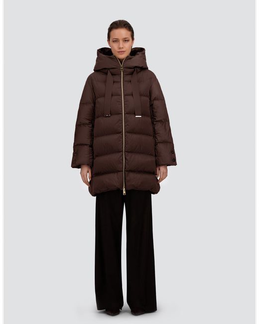 Herno Brown A-Shape Jacket