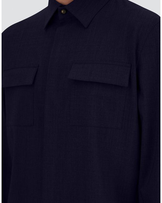Herno Blue Shirt for men
