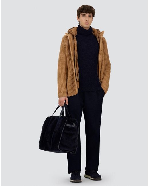 Herno Brown Cardigan for men