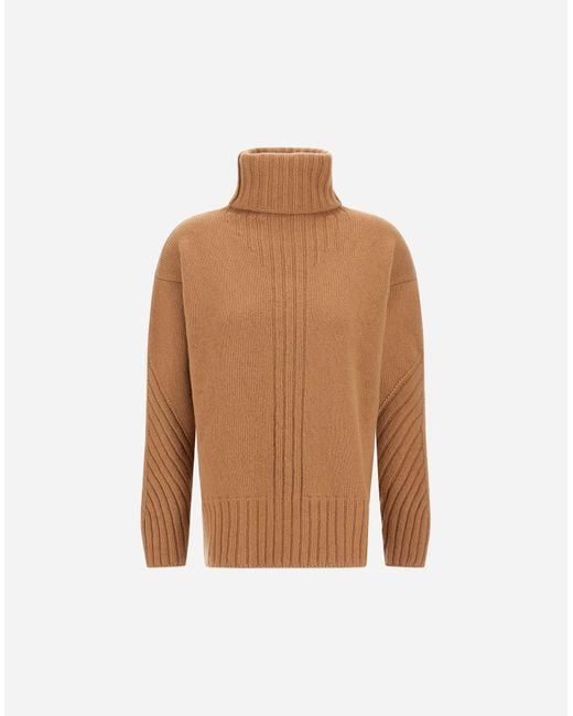 Herno Brown Turtleneck Sweater