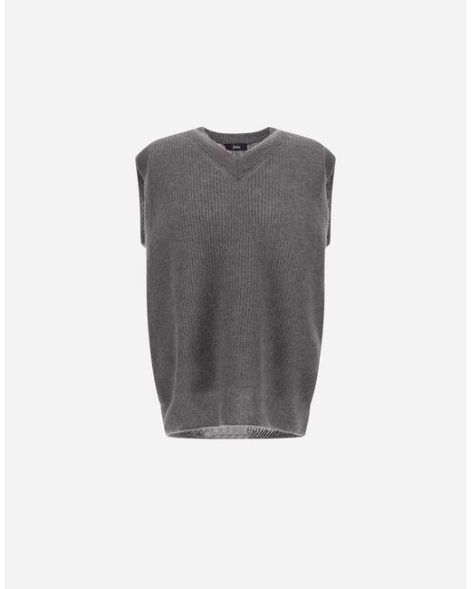 Herno Gray Vest for men