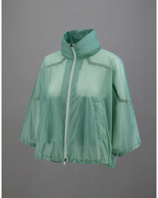 Herno Green Laminar Jacket In Liquid Shine