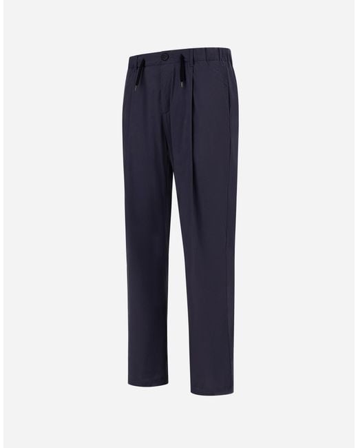 Herno Blue Trousers for men