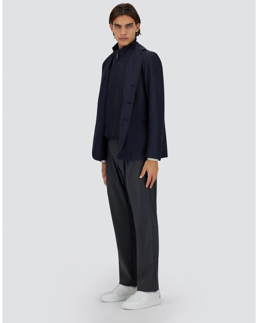 Herno Blue Byron Blazer for men