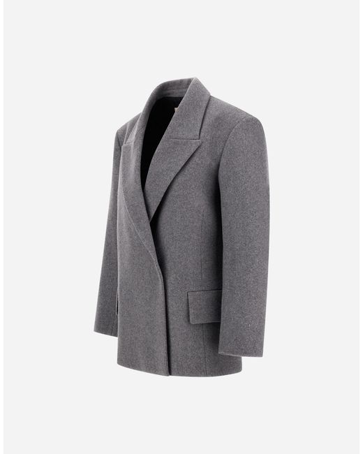 Herno Gray Loden Wool Blazer