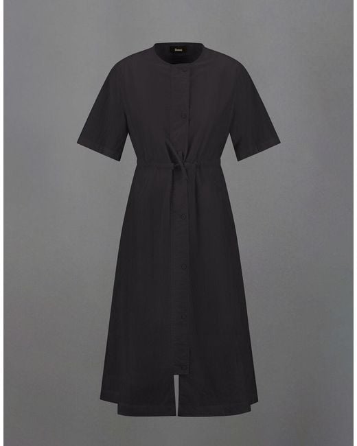 Herno Black Laminar Dress