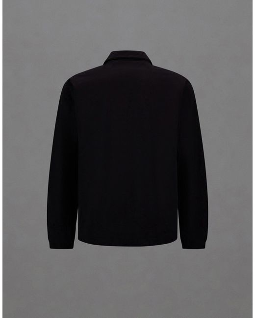 Herno Black Laminar Overshirt Jacket