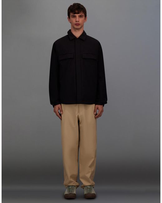 Herno Black Laminar Overshirt Jacket