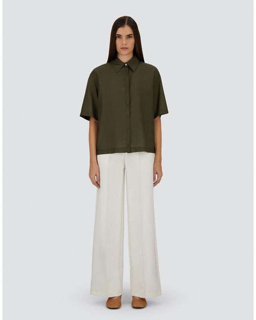 Herno Green Short-Sleeved Shirt