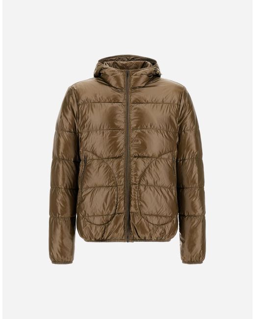 Herno Brown Nylon Ultralight Jacket for men