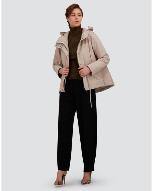 Herno Brown Ribbed Wool Turtleneck