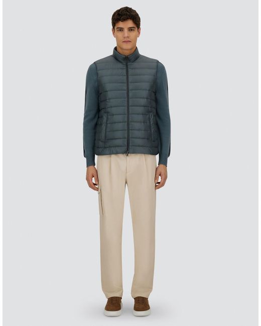 Herno Blue Resort Nylon Ultralight Vest for men