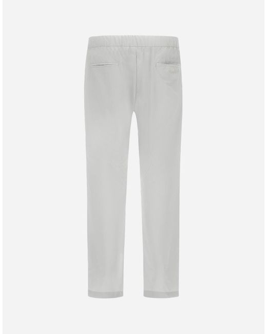 Herno Gray Nylon Maestro Trousers for men