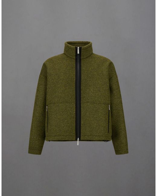 Herno Green Laminar Technical Wool Jacket
