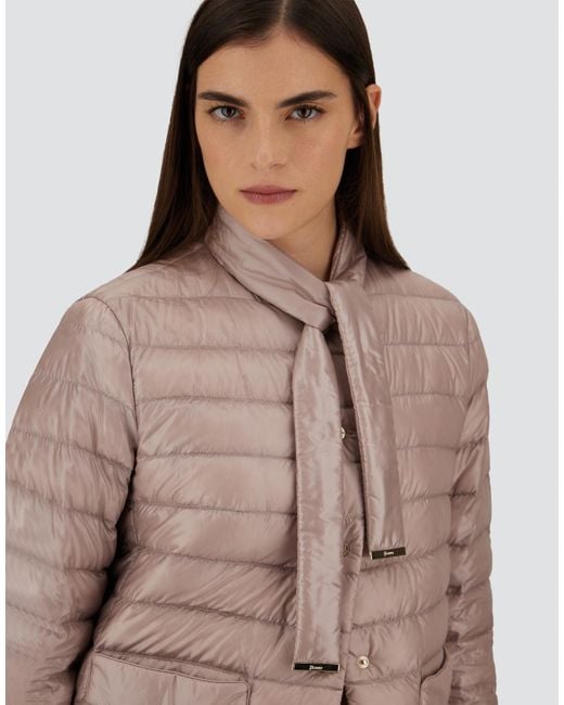 Herno Pink Blazer With Scarf