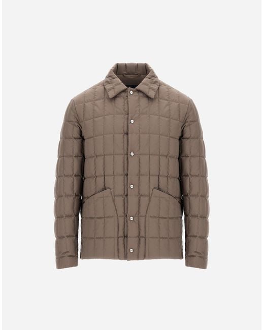 Herno Brown Shacket for men