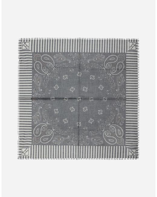 Herno Gray Scarf for men