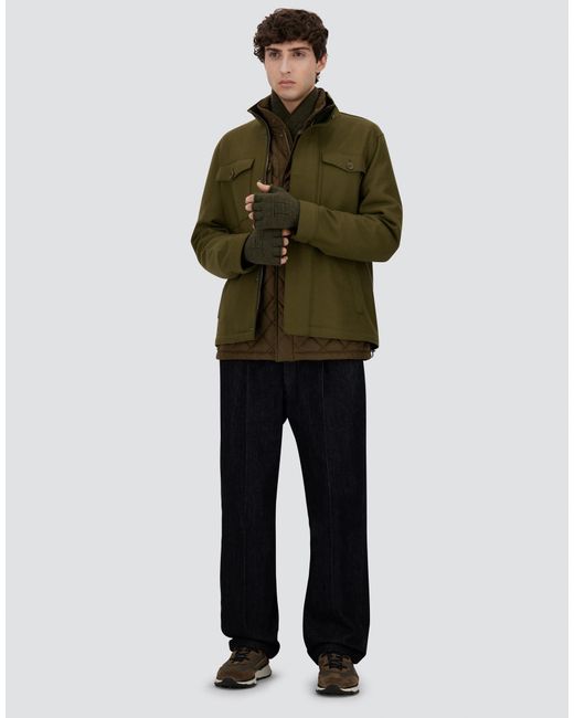 Herno Green Field Jacket for men