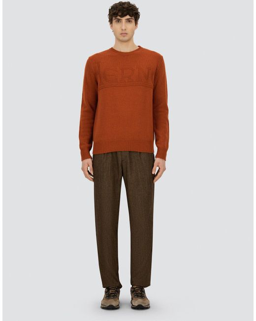 Herno Pullover Aus 100 Wool in Red für Herren
