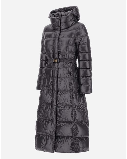 Herno Gray Nylon Ultralight Oversize Jacket