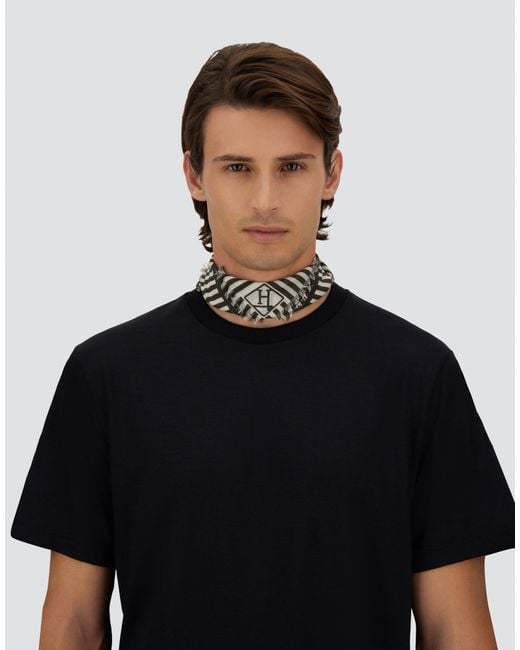 Herno Gray Scarf for men