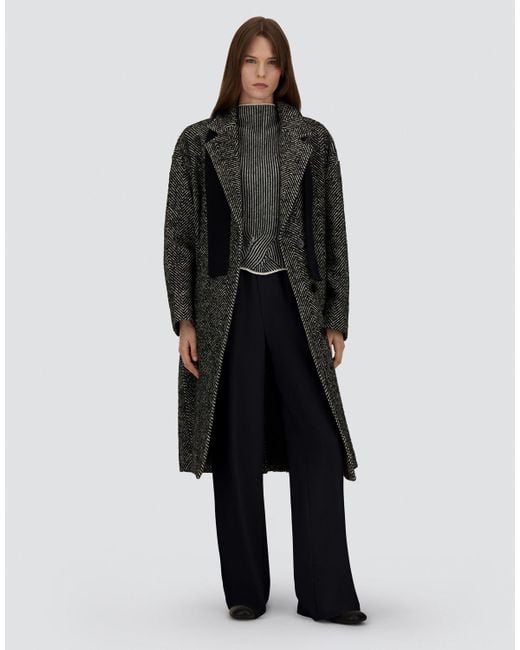 GILET IN TWO-TONE VANISÉ WOOL di Herno in Gray