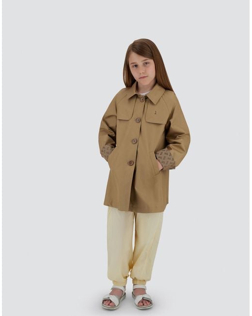 Herno Natural Gabardina De Dean Y Monogram