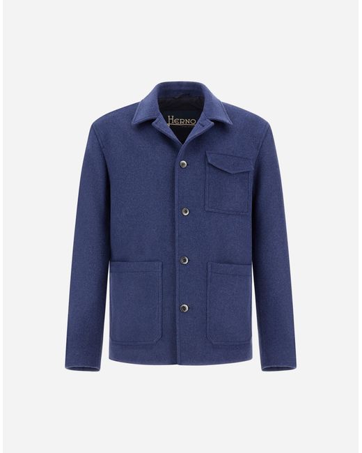 Herno Blue Fieldâ Jacket for men