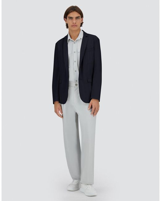 Herno Blue Light Matt Blazer for men